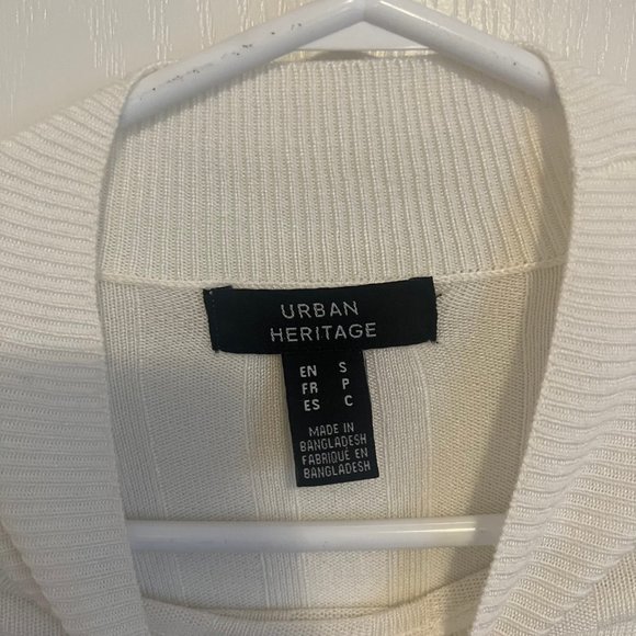 White Ribbed Long Sleeve - Picture 2 of 3